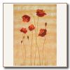 Mohn. Acryl auf Leinwand, 85x60 cm