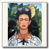 Selbstporträt mit Kolibris und Dornenhalsband.  Kopie in Öl auf Leinwand (65x50 cm) nach Original von Frida Kahlo aus 1940 (Kundenauftrag)