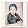 Portrait eines Mädchens. nach einer Fotovorlage der 60-en Jahre, 42x30cm, Privatbesitz